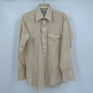 Dickson Jenkins Mens M Vintage Pearl Snap Western Shirt Cowboy‎ Rodeo Polka Dot